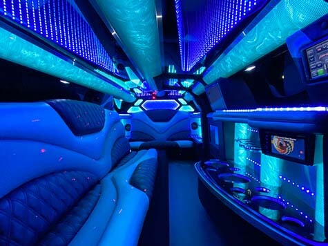 Charger Limo with bar area